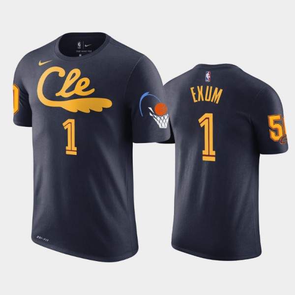 Dante Exum Cleveland Cavaliers #1 Men's City T-Shirt - Navy