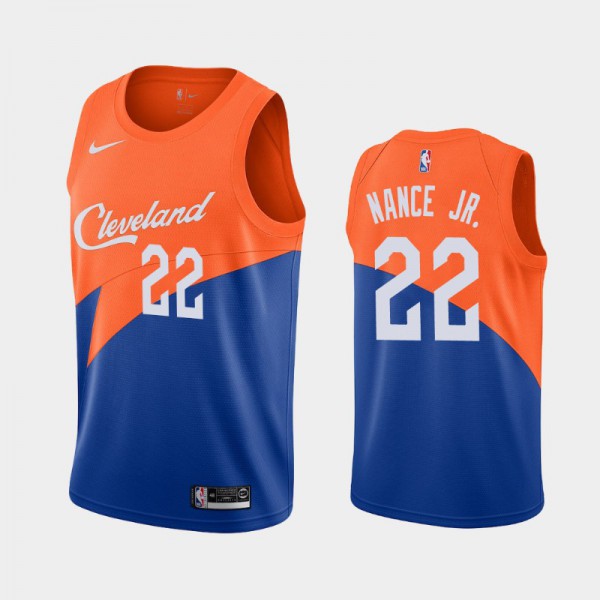 Larry Nance Jr. Cleveland Cavaliers #22 Men's City 2018-19 Jersey - Blue