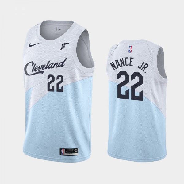 Larry Nance Jr. Cleveland Cavaliers #22 Men's Earned 2018-19 Jersey - Blue